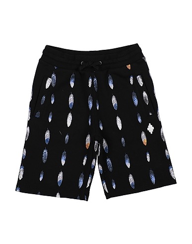 MARCELO BURLON Shorts & Bermuda Black 80% Cotton, 20% Polyester