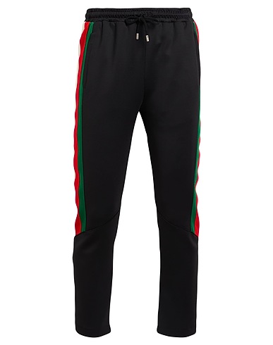 GUCCI Casual trouser Black 90% Polyester, 10% Elastane, Cotton