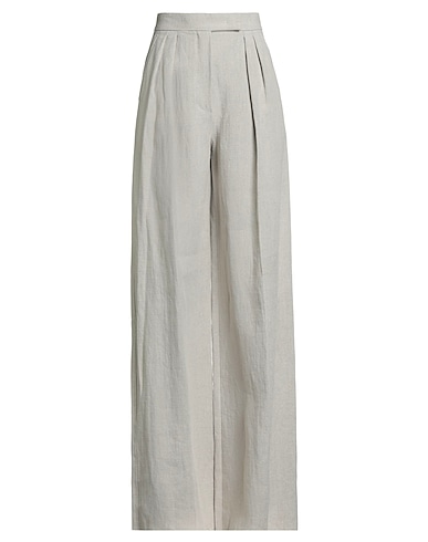 MAX MARA Casual trouser Beige 100% Linen