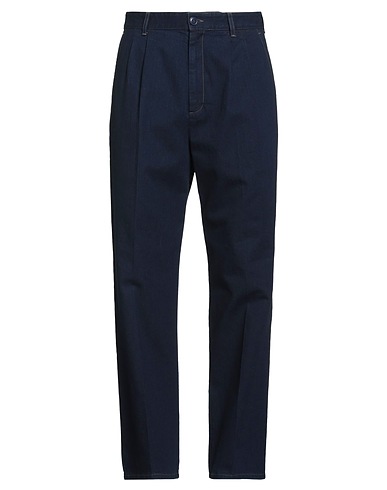 GUCCI Denim pants Blue 100% Cotton, Polyester