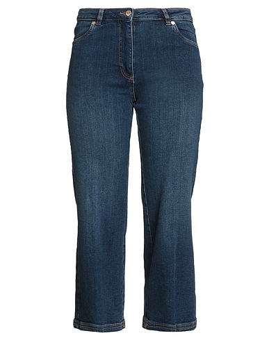 SILVIAN HEACH Denim trousers DENIM 99% Cotton, 1% Elastane