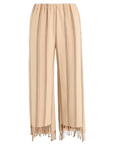 BY MALENE BIRGER Casual pants Beige 76% Cotton, 24% Polyester