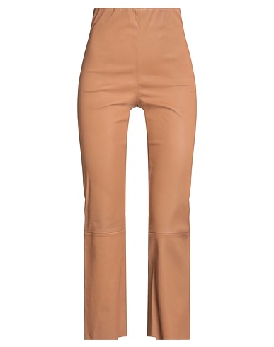 BY MALENE BIRGER Casual trouser Camel 100% Lambskin