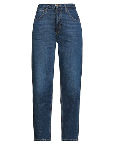 LEE Denim pants Blue 67% Cotton, 32% Lyocell, 1% Elastane
