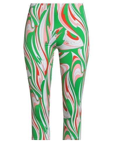 PUCCI Leggings Verde 82% Poliammide, 18% Elastan