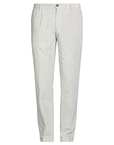 DEVORE INCIPIT Casual παντελόνι Ανοιχτό γκρι 81% Βαμβάκι, 10% Μοντάλ, 4% Μετάξι, 4% Κασμίρι, 1% Ελαστάνη