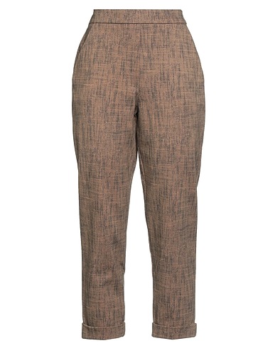 NO-NÀ Casual trouser Light brown 64% Viscose, 31% Polyamide, 5% Elastane