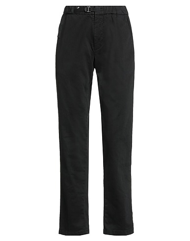 WHITE SAND Casual trouser Black 97% Cotton, 3% Elastane