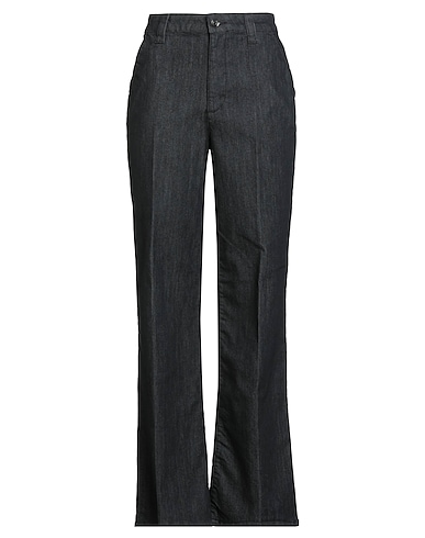 LIU •JO Denim pants Black 74% Cotton, 24% Polyamide, 2% Elastane