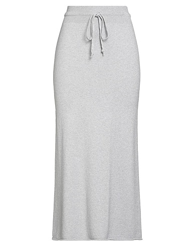 KONTATTO Gonna lunga Grigio chiaro 41% Viscosa, 31% Poliammide, 22% Poliestere, 6% Metallo