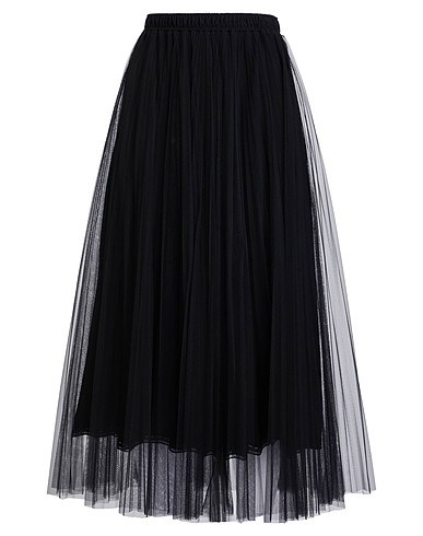 ERMANNO SCERVINO Midi skirt Black 100% Polyamide
