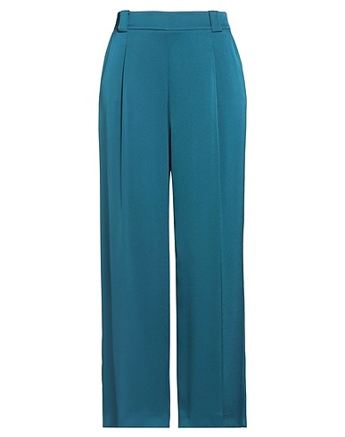 WINDSOR. Casual trouser Deep teal 77% Triacetate, 23% Polyester