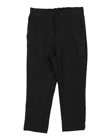 PAOLO PECORA Casual trouser Black 64% Polyester, 34% Viscose, 2% Elastane