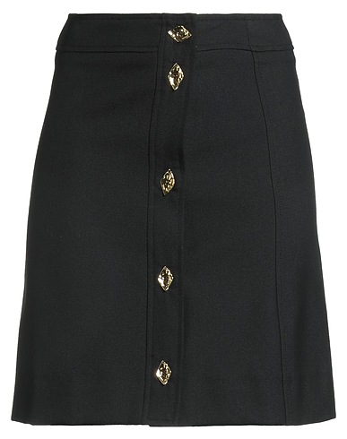 GANNI Minirock Schwarz 70% Recyceltes Polyester, 30% Viskose