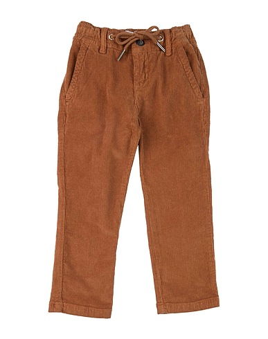 JECKERSON Casual trouser Brown 98% Cotton, 2% Elastane