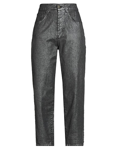 CAFèNOIR Denim pants JEANS Gunmetal 98% Cotton, 2% Elastane