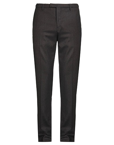 BOGLIOLI Casual pants Dark brown 100% Virgin Wool