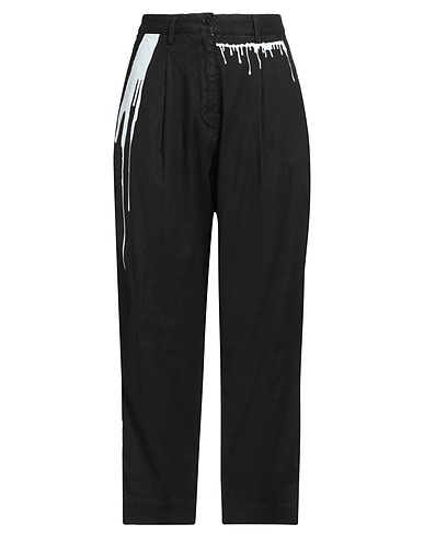 WHITE SAND Casual trouser 57% Linen, 42% Cotton, 1% Elastane