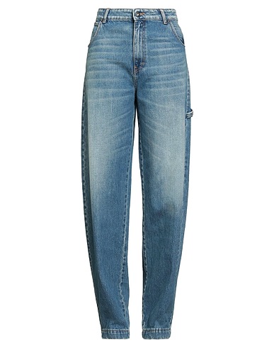 SOLOTRE Denim trousers Blue 100% Cotton