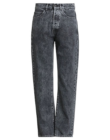 IUTER Denim trousers Black 100% Cotton