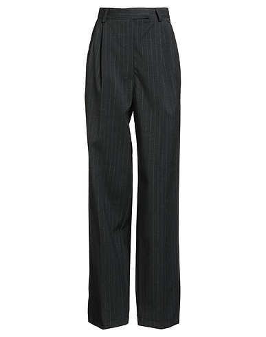DIXIE Casual pants Charcoal 54% Polyester, 44% Virgin Wool, 2% Elastane