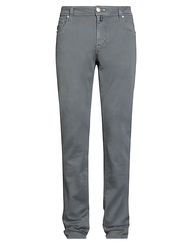 TRAMAROSSA Denim trousers Grey 85% Cotton, 10% Polyester, 5% Elastane