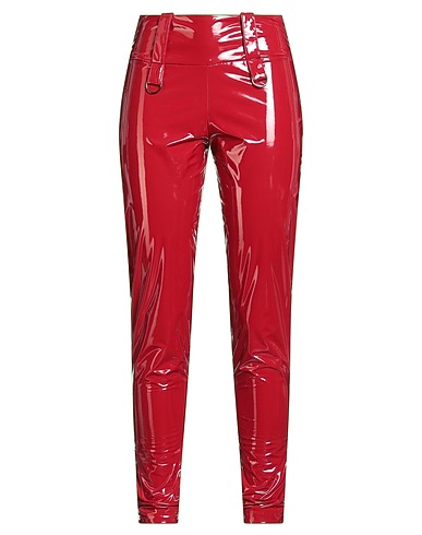 GAëLLE Paris Casual pants Red 98% Polyester, 2% Elastane