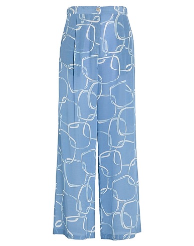 BARBA Napoli Casual pants Light blue 100% Silk