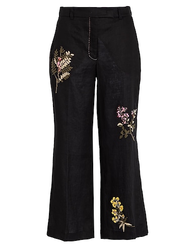 SEVENTY VENEZIA Casual trouser Black 100% Cotton