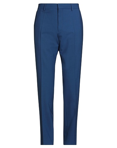 BOSS Casual trouser Blue 95% Virgin Wool, 5% Elastane
