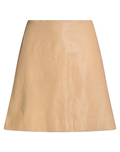 BY MALENE BIRGER Minigonna Sabbia 100% Pelle di agnello