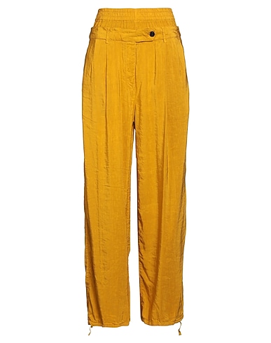 WHITE SAND Casual trouser Mustard 50% Viscose, 25% Rayon, 25% Linen