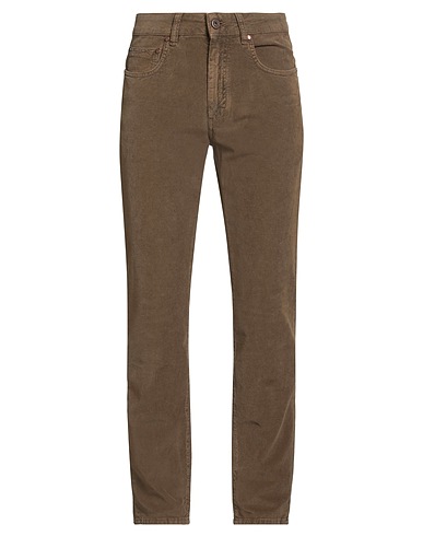 BOGLIOLI Casual trouser Chocolate brown 87% Cotton, 12% Viscose, 1% Elastane