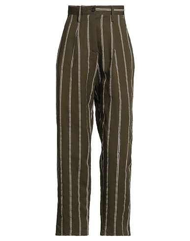 WHITE SAND Pantalone Verde militare 74% Viscosa, 22% Poliestere, 4% Cotone