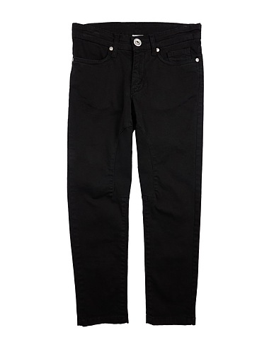 SIVIGLIA WHITE Casual trouser Black 97% Cotton, 3% Elastane