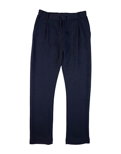 PAOLO PECORA Casual trouser Midnight blue 80% Polyester, 15% Viscose, 5% Elastane