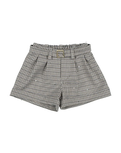U+É Shorts & Bermuda Beige 71% Polyester, 24% Viscose, 3% Textile fibres, 1% Elastane, 1% Metallic fiber