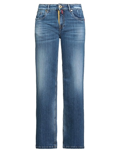TAKE-TWO Pantaloni jeans Blu 99% Cotone, 1% Elastan