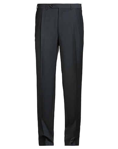CANALI Casual trouser Black 84% Wool, 16% Mohair wool