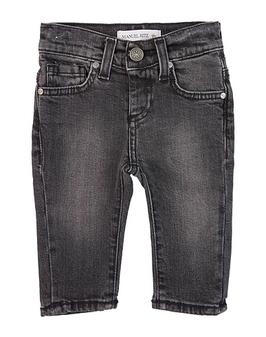 MANUEL RITZ Denim trousers 98% Cotton, 2% Elastane