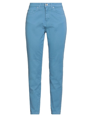 TAKE-TWO Pantalone Blu chiaro 97% Cotone, 3% Elastan