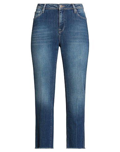 RAFFAELLO ROSSI Denim pants Blue 98% Cotton, 2% Elastane