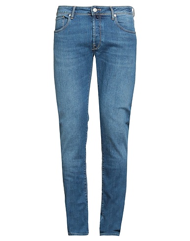 INCOTEX Denim trousers Blue 92% Cotton, 6% Elastomultiester, 2% Elastane
