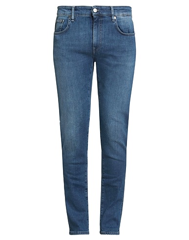 PT Torino Denim trousers Blue 81% Cotton, 11% Lyocell, 6% Elastomultiester, 2% Elastane