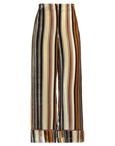 MALÌPARMI Casual trouser 82% Viscose, 18% Silk