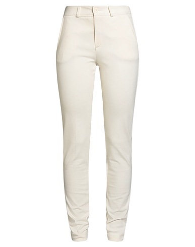 ANNA SERAVALLI Pantalone Off white 68% Viscosa, 27% Poliammide, 5% Elastan