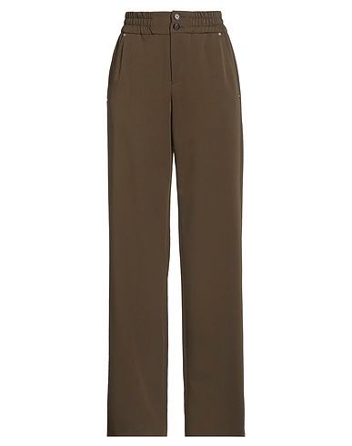 PINKO Casual pants Military green 72% Polyester, 23% Viscose, 5% Elastane