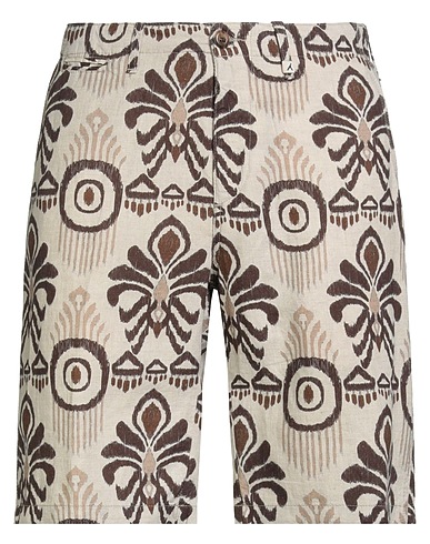 MYTHS Шорты и бермуды Бежевый 58% Лен, 42% Хлопок