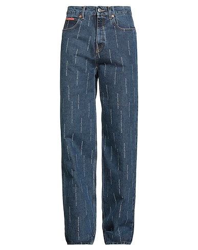 MARTINE ROSE Denim trousers Blue 100% Cotton