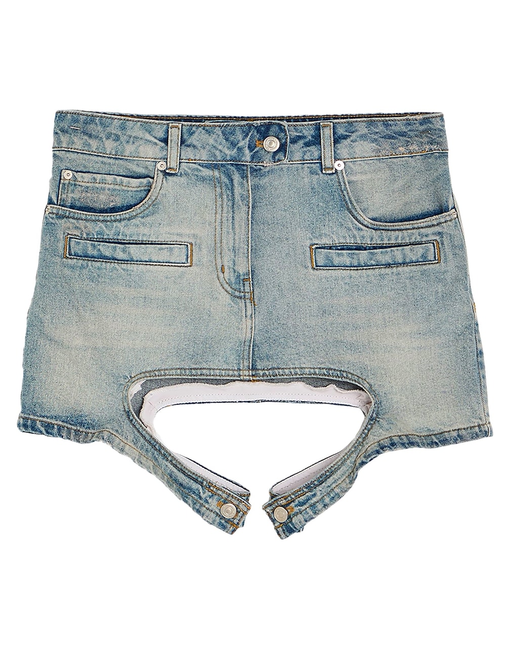 COURRÈGES - Denim skirts